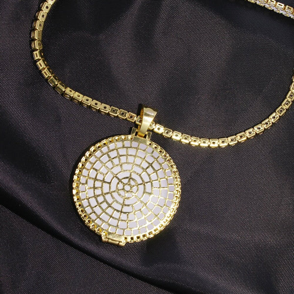 Custom  Medallion Pendant Necklaces
